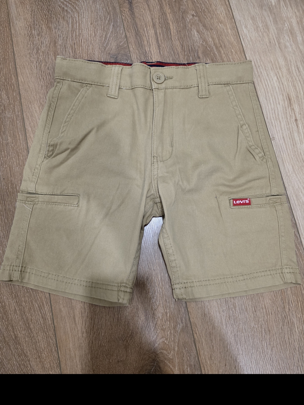 Levi's Boy Khaki Cargo Shorts - Tan